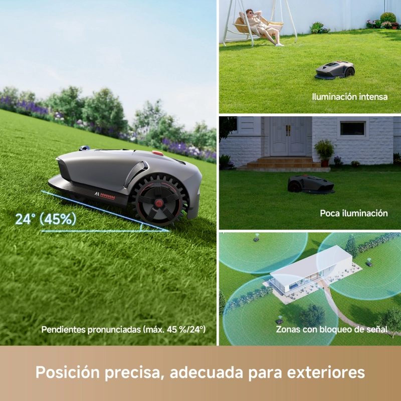 CORTADORA DE PASTO ROBOT INTELIGENTE  MOVA 1000 - 3
