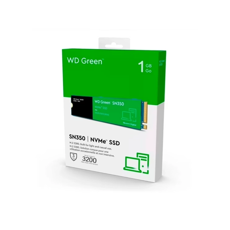 DISCO DURO INTERNO SSD SN350 1TB NVME M.2 2280 PCIE 3.0 X4 - 3