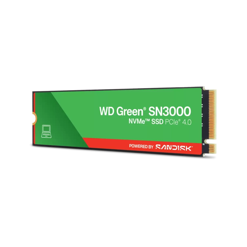 DISCO DURO INTERNO SSD WD GREEN SN3000 1TB NVME - 2