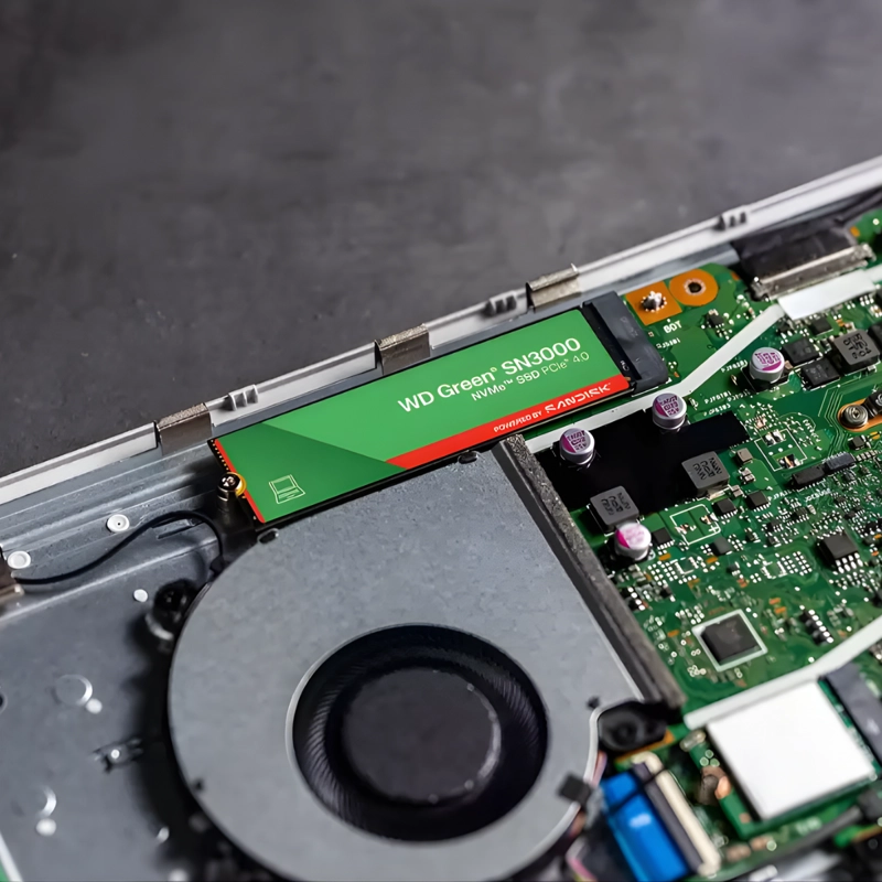DISCO DURO INTERNO SSD WD GREEN SN3000 1TB NVME - 4