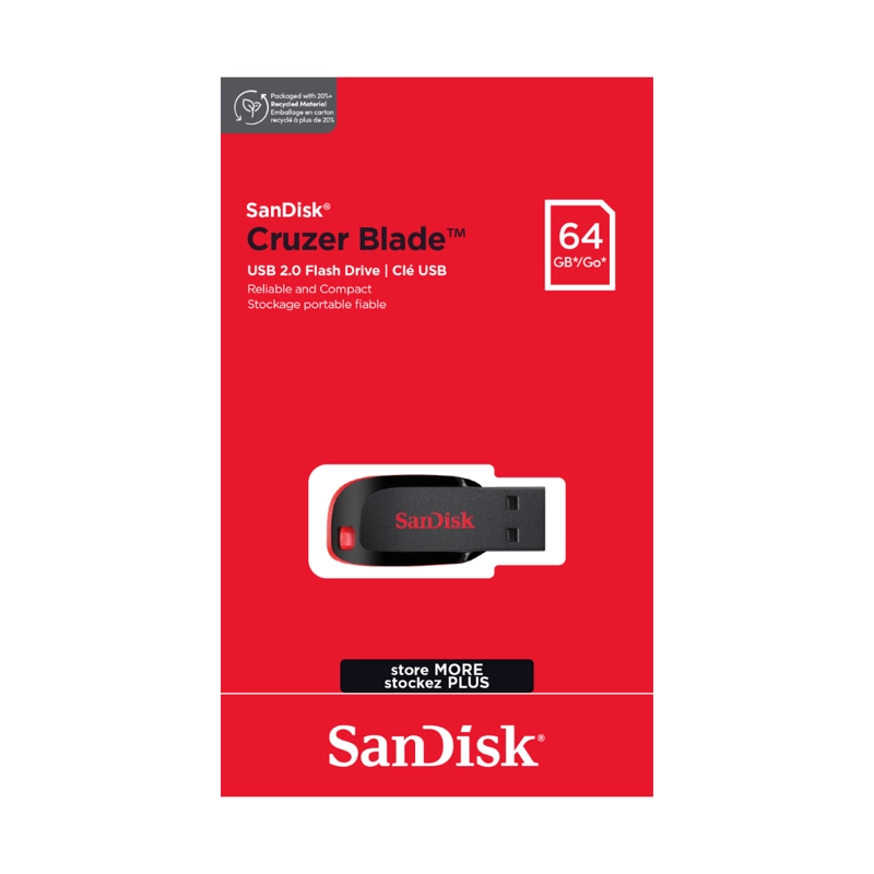 SANDISK CRUZER BLADE 64GB - 6