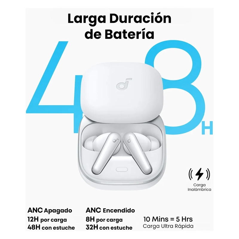 AUDIFONO TWS ANC SOUNDCORE LIBERTY 5 BLANCO - 2