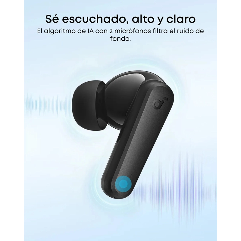 AUDIFONO TWS SOUNDCORE P20I NEGRO/GRIS - 5