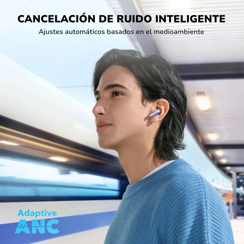 AUDIFONO TWS ANC SOUNDCORE P40I BLANCO - 6
