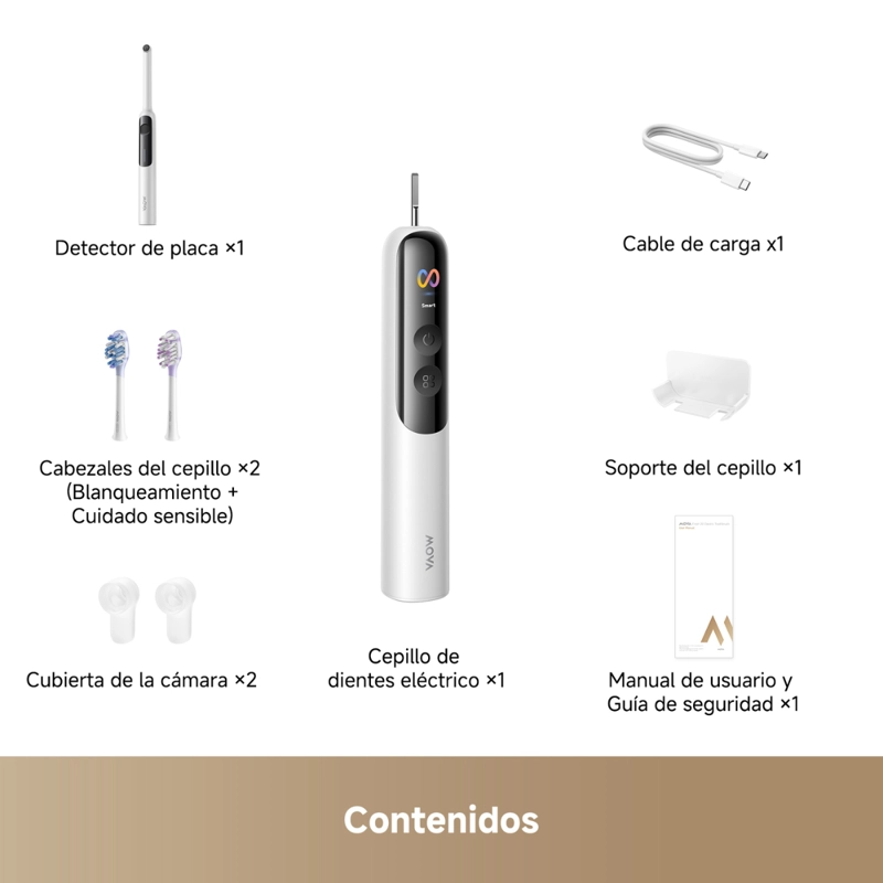CEPILLO DENTAL INTELIGENTE CON SENSOR FRESH 20 SENSUS - 5