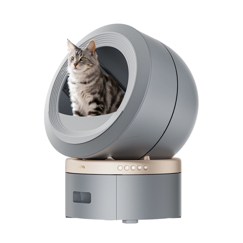 ARENERO INTELIGENTE PARA MASCOTA MOVA LR10 PRIME GRIS - 3