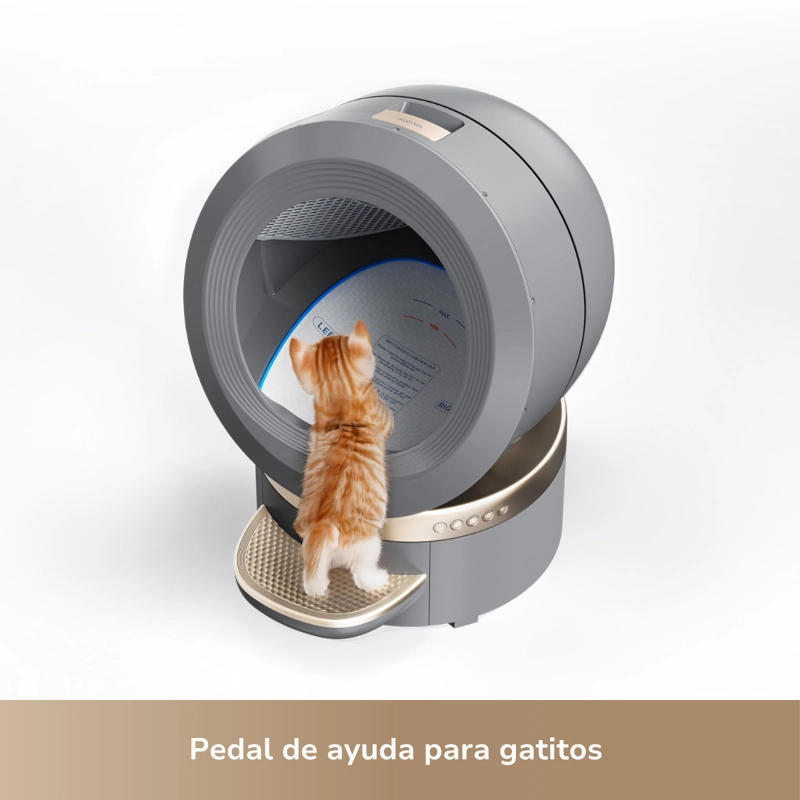 ARENERO INTELIGENTE PARA MASCOTA MOVA LR10 PRIME GRIS - 4