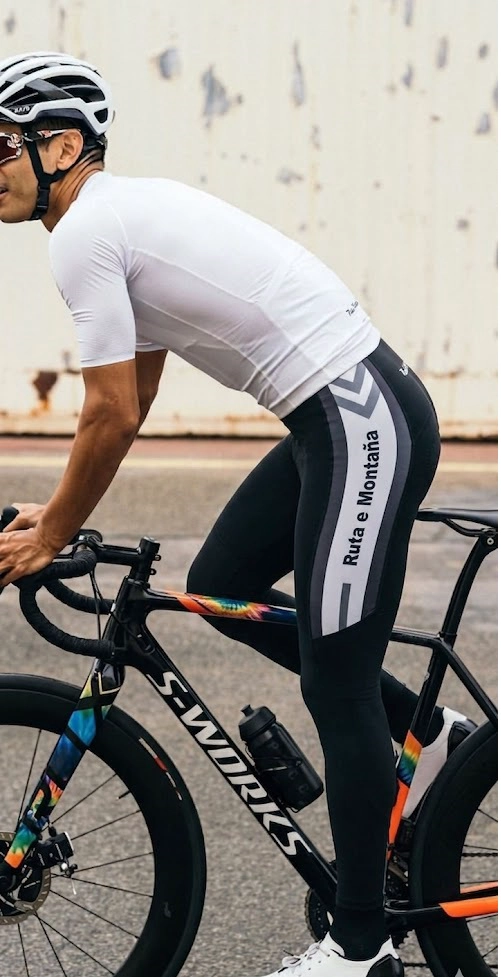CALZA CICLISMO UNISEX IMPORTADORA RUTA E MONTAÑA SPA CON ACOLCHADO - 4