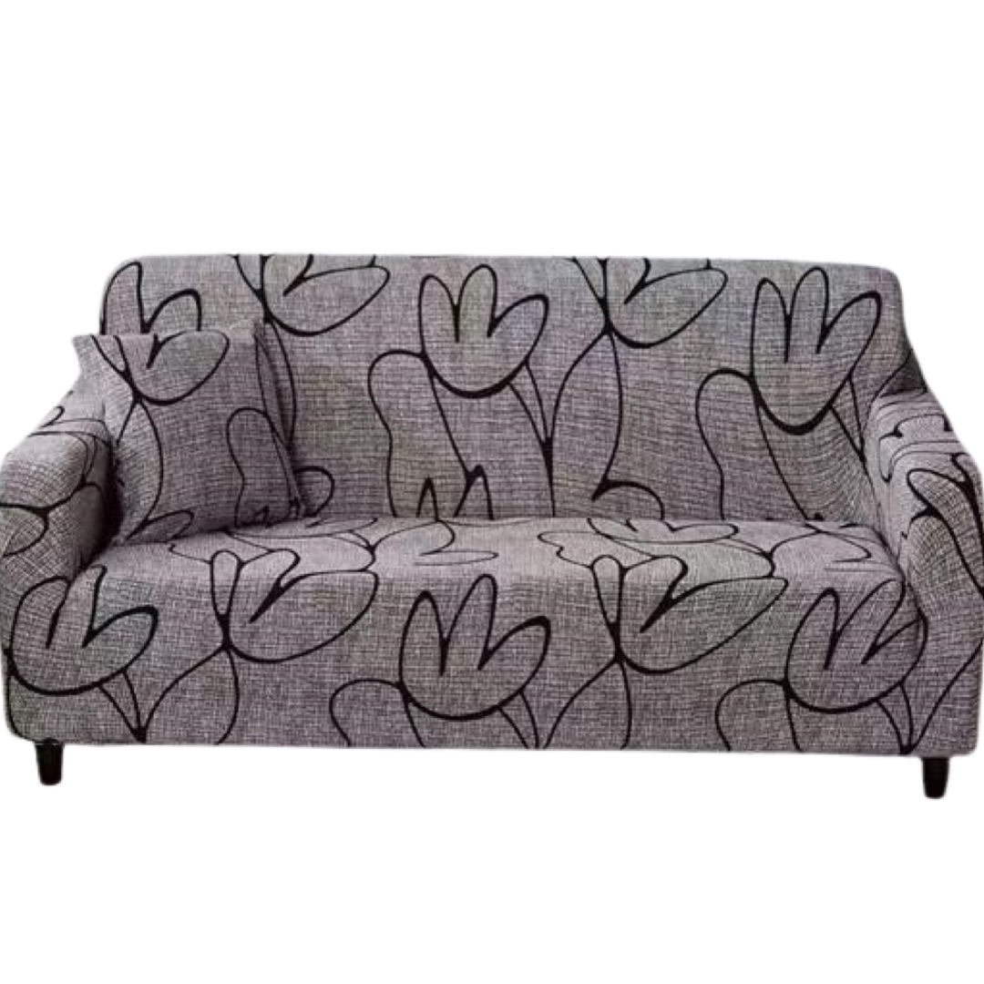 FUNDAS SILLÓN SOFÁ ELASTICADA 2 CUERPOS - 1
