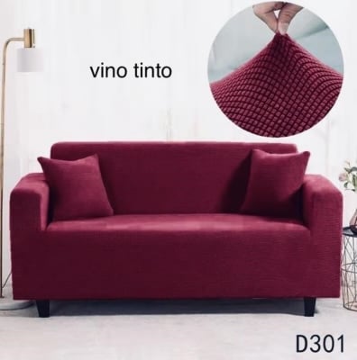 FUNDAS SILLÓN SOFÁ TEXTURIZADA 4 CUERPOS PARA SOFA HASTA 300CM - 1