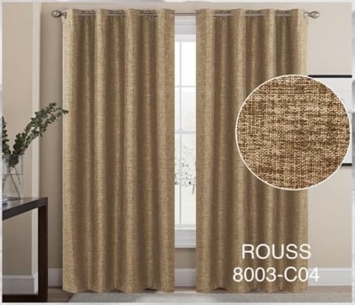 CORTINAS BLACKOUT 2 PIEZAS MEDIDA CADA PAÑO 140X230 CM | BRONCE - 1