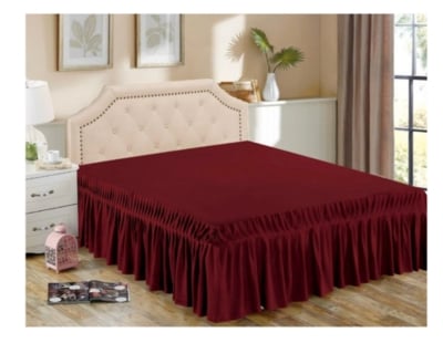 FALDÓN CAMA KING MICROFIBRA BURDEO QUILT 180X200 - 1