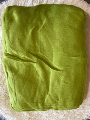 SET SÁBANAS 2 PLAZAS 200 HILOS POLAR VERDE LISO - 1
