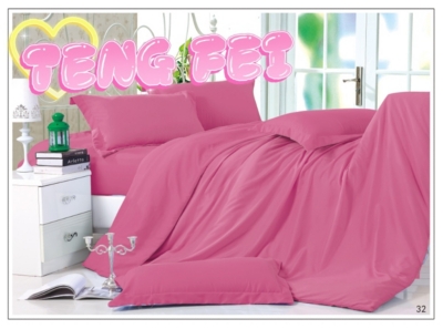 SET SÁBANAS 2 PLAZAS 200 HILOS MULTICOLOR LISO + FUNDAS - 1