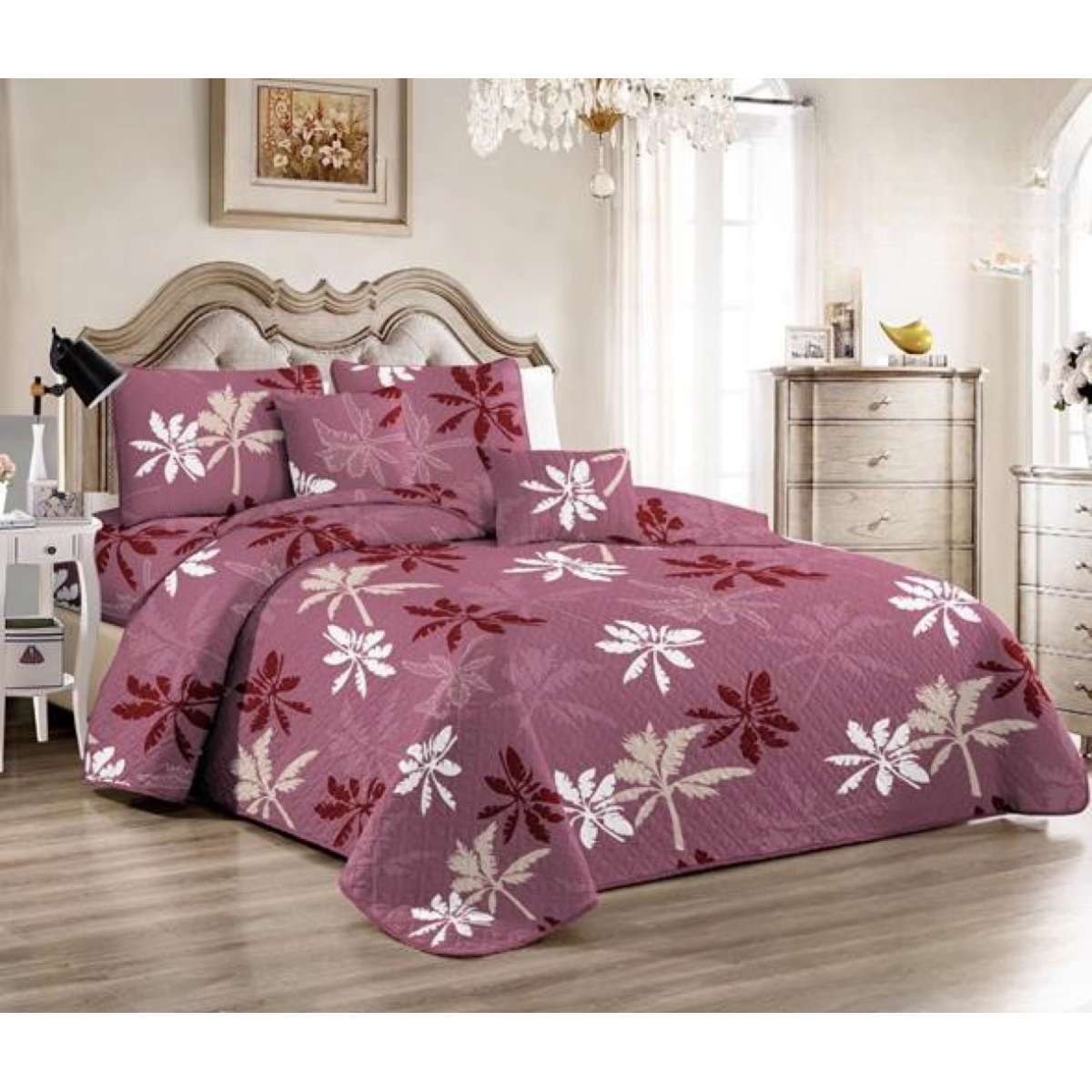 CUBRECAMA MULTICOLOR QUILT VERANO 2 PLAZA - 1