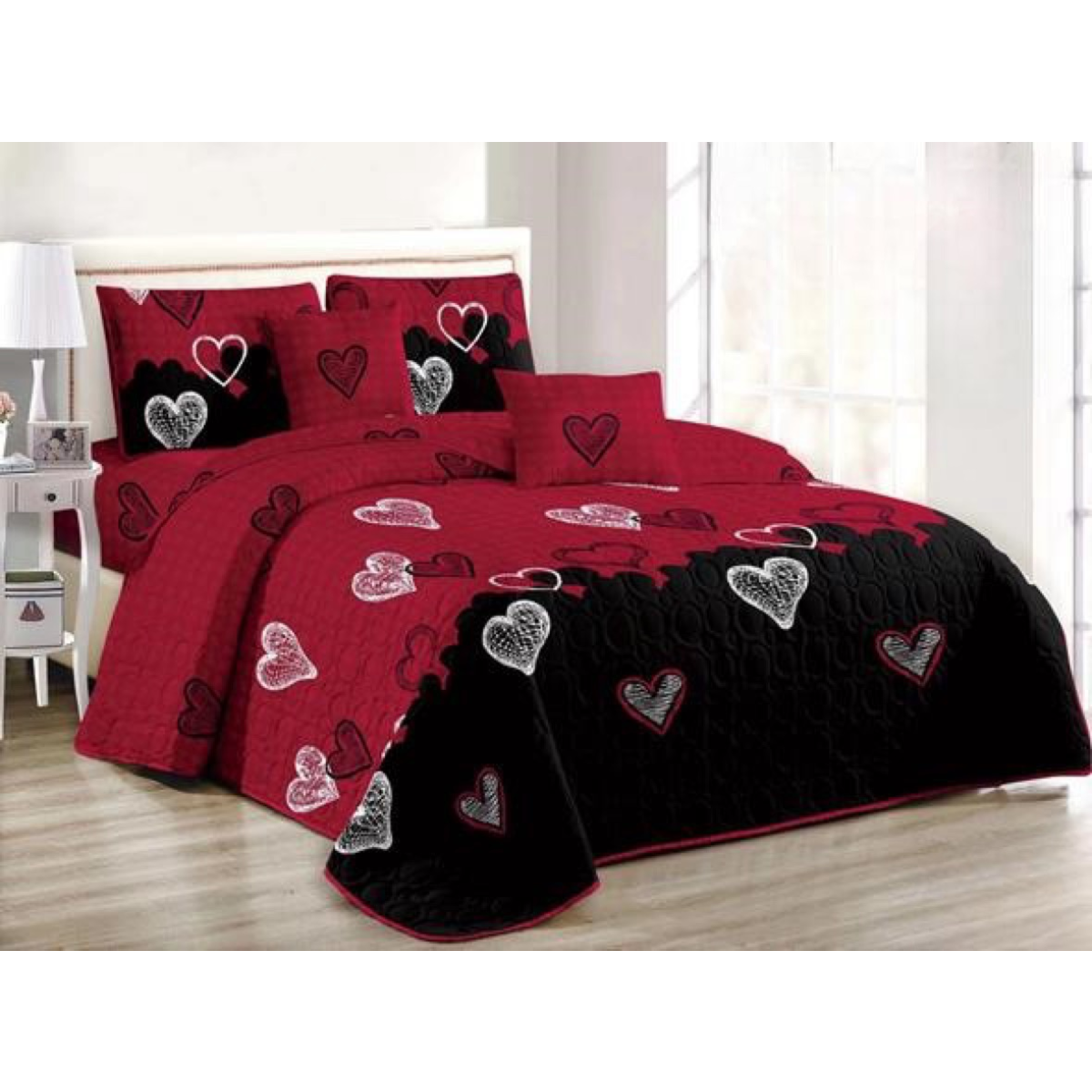 CUBRECAMA MULTICOLOR QUILT VERANO 2 PLAZA - 1
