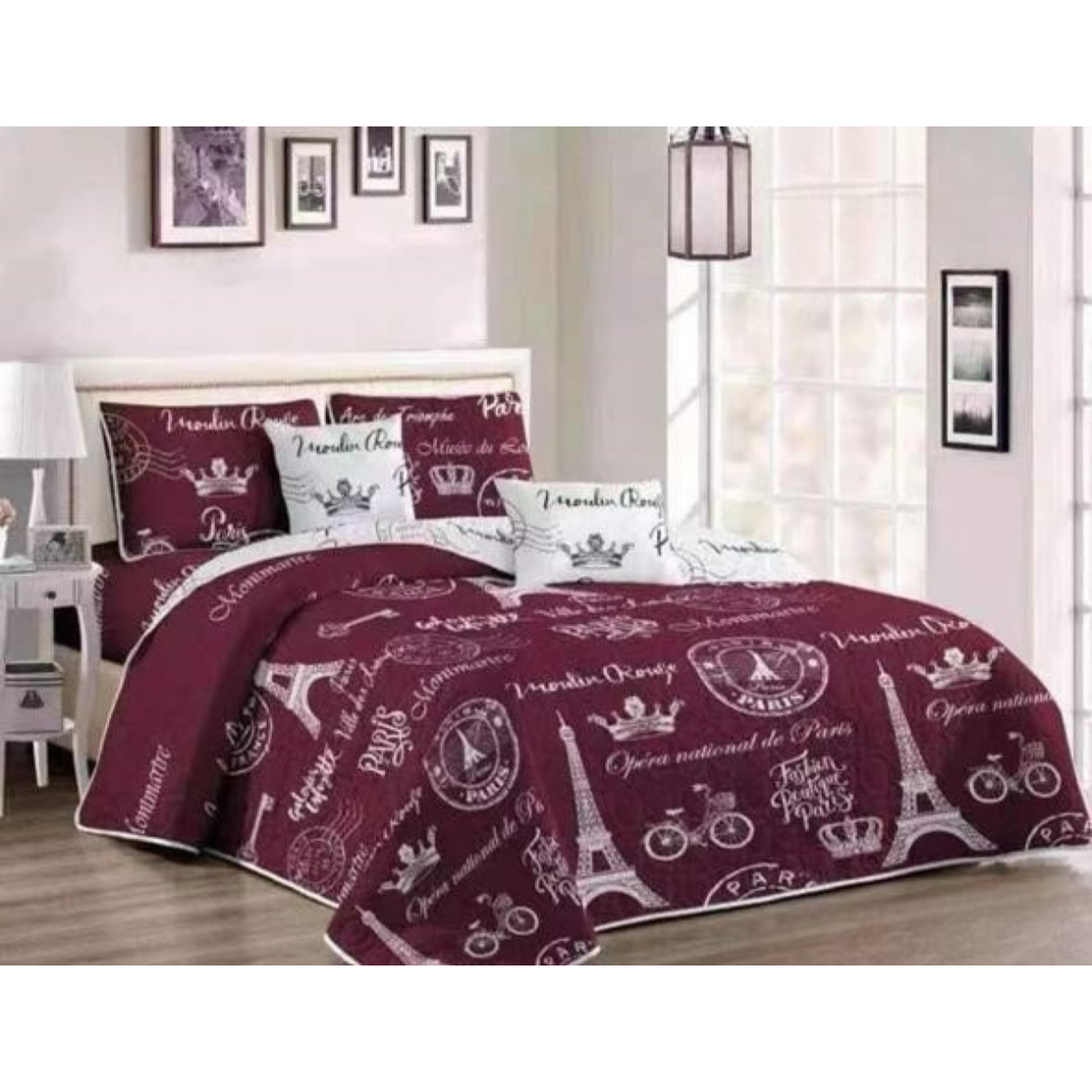 CUBRECAMA MULTICOLOR QUILT VERANO 2 PLAZA - 1