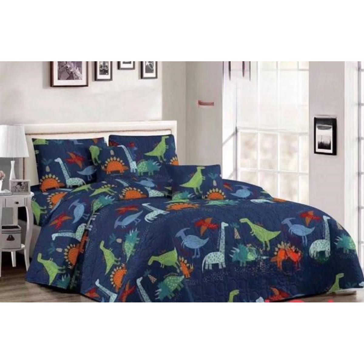 CUBRECAMA MULTICOLOR QUILT VERANO 1.5 PLAZA - 1