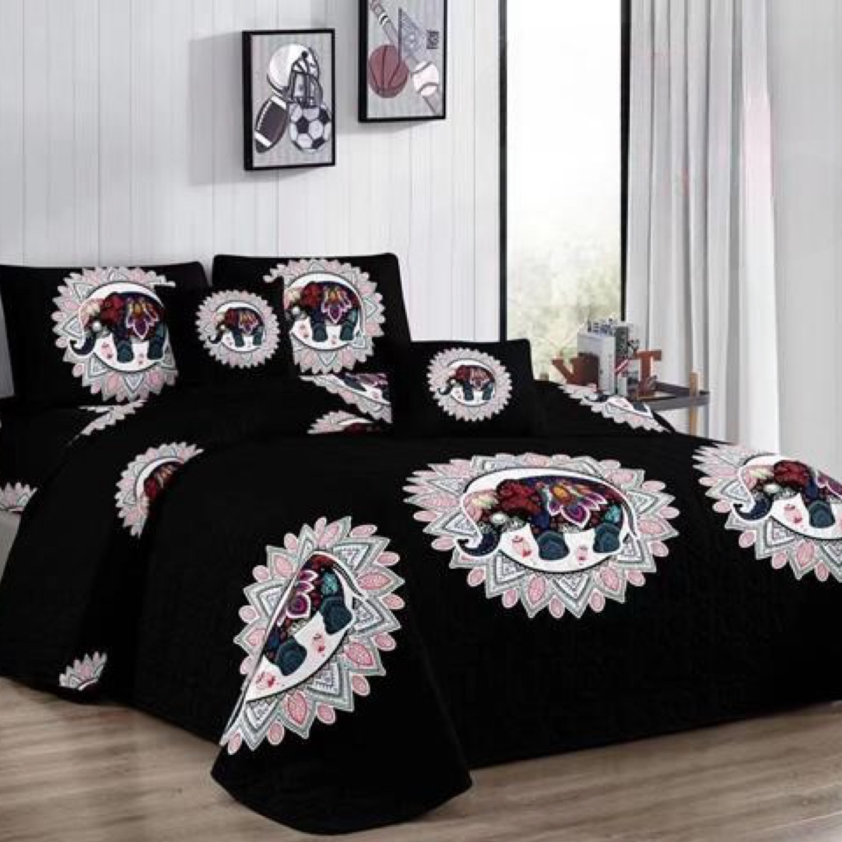 CUBRECAMA MULTICOLOR QUILT VERANO 1.5 PLAZA - 1