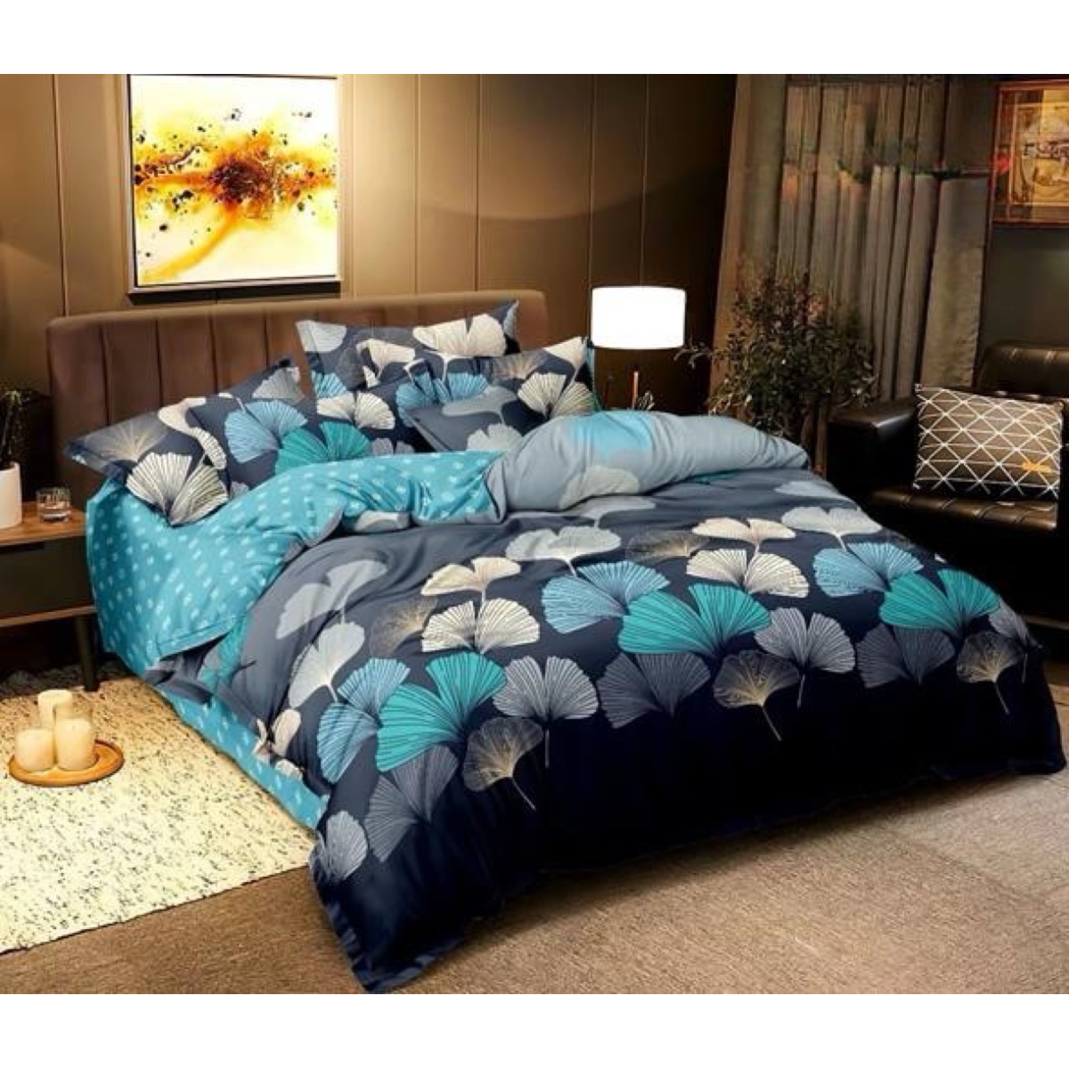 CUBRECAMA MULTICOLOR QUILT VERANO 2 PLAZA - 1