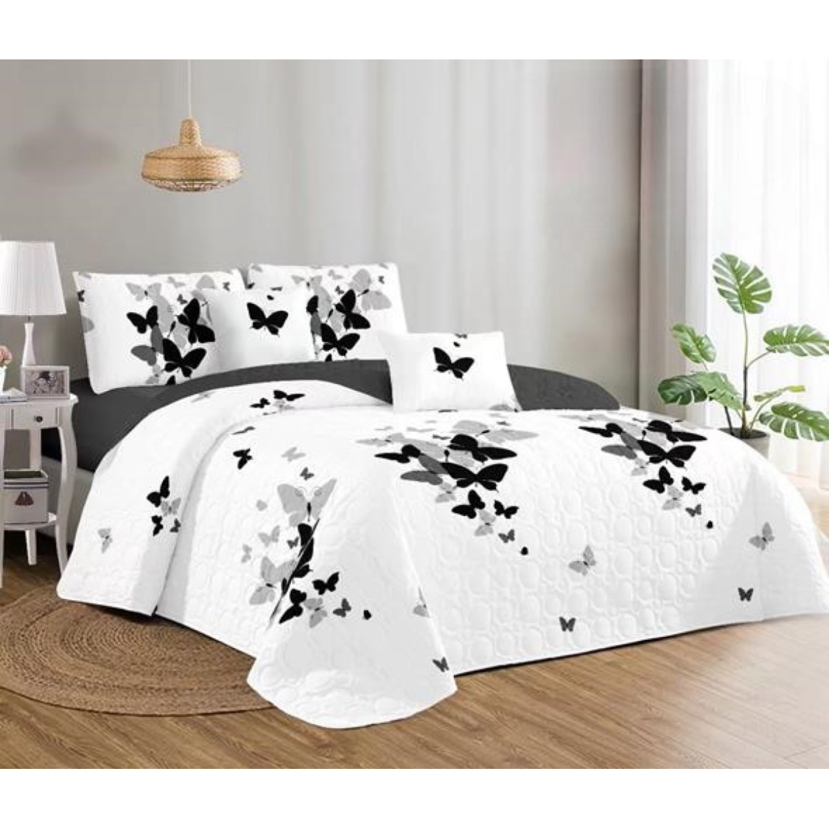 CUBRECAMA MULTICOLOR QUILT VERANO 1.5 PLAZA - 1