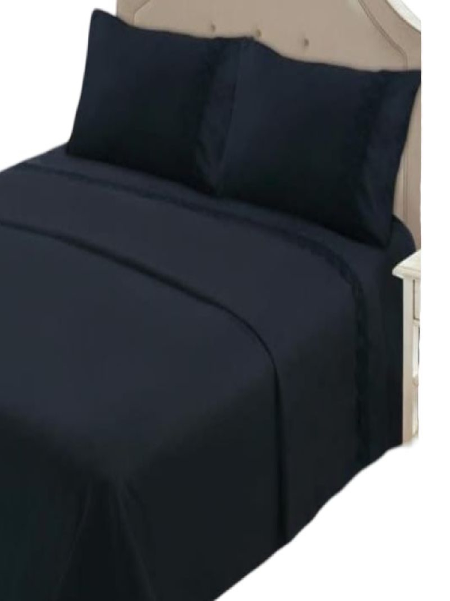 SET SÁBANAS 2 PLAZAS 144 HILOS POLIALGODÓN MULTICOLOR LISO - 2