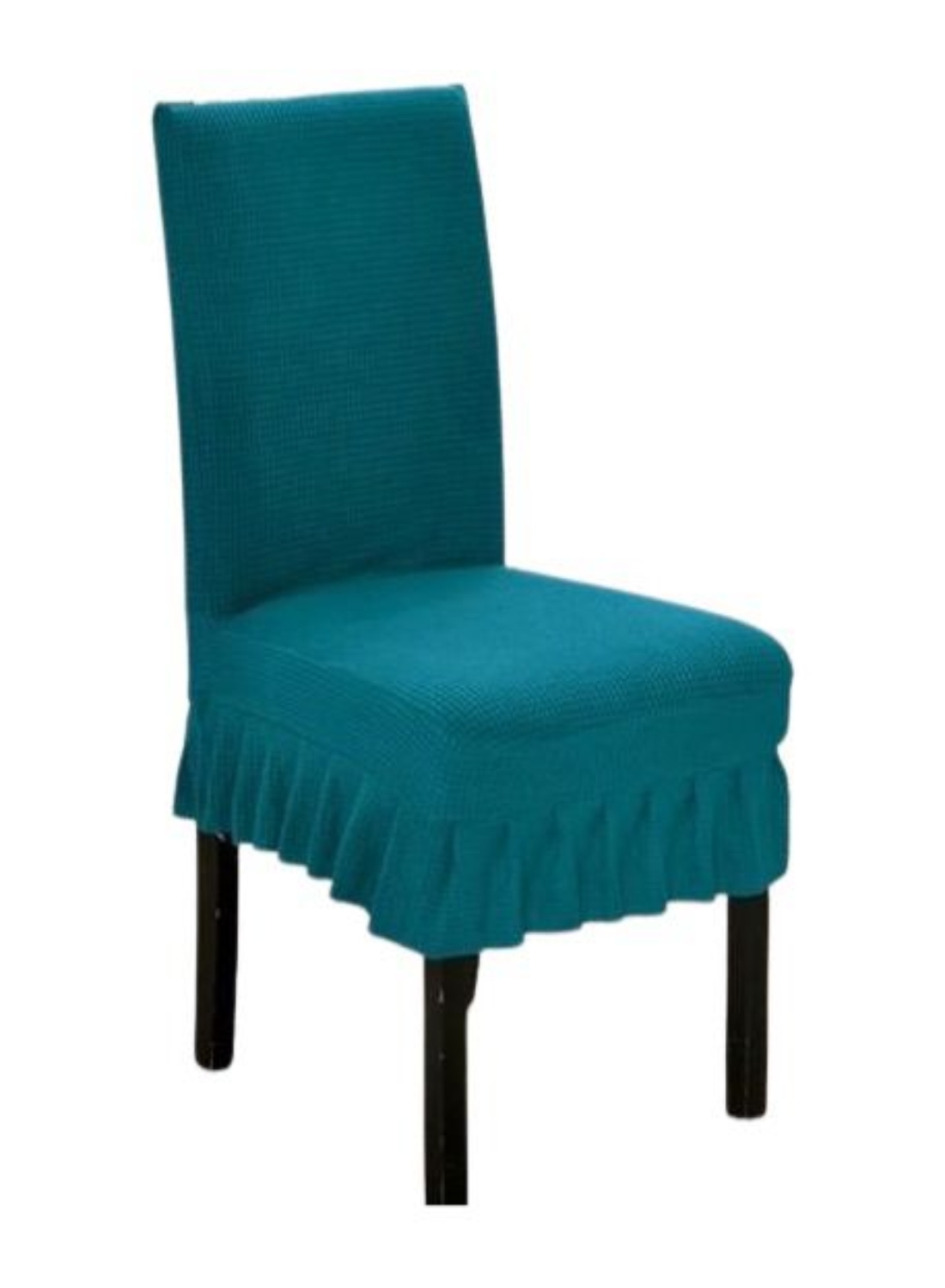 CUBRE SILLA TURKAS CON FARALAO TURQUESA - 1
