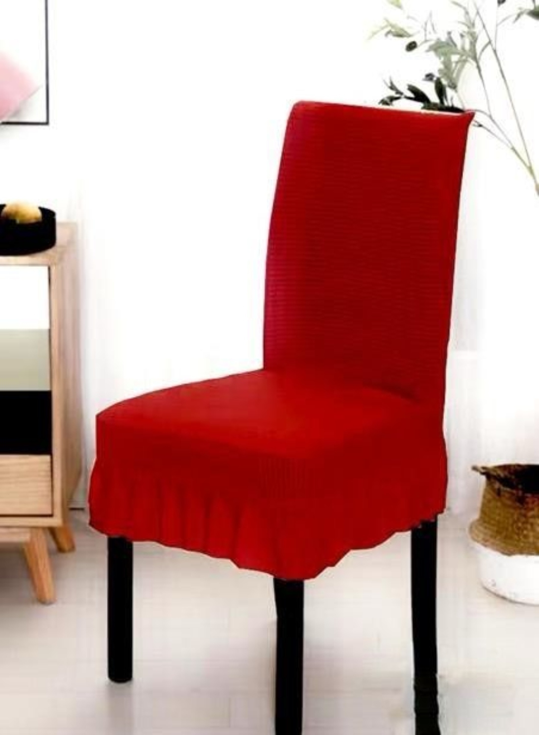 CUBRE SILLA TURKAS CON FARALAO ROJO - 3