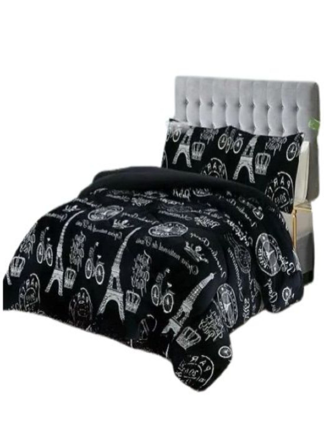 PLUMÓN PLUSH MULTICOLOR LISO INVIERNO CON CHIPORRO - 2