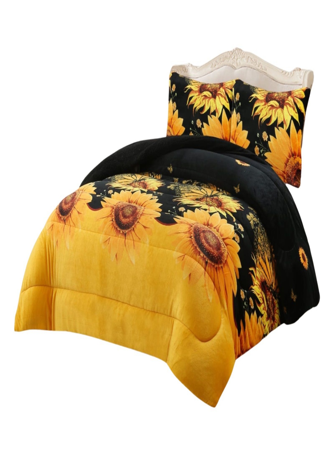 PLUMÓN PLUSH MULTICOLOR LISO INVIERNO CON CHIPORRO - 2