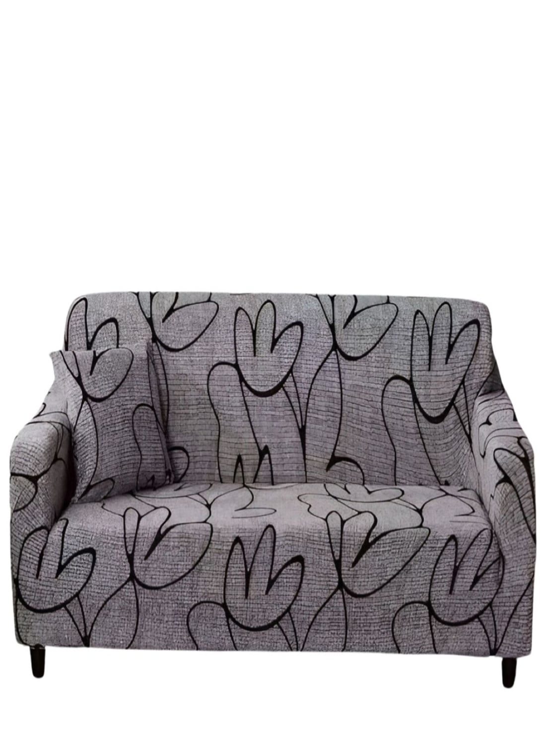 FUNDA ELASTICADAS SOFÁ 2 CUERPOS 180 X 140 CM MULTICOLOR - 1