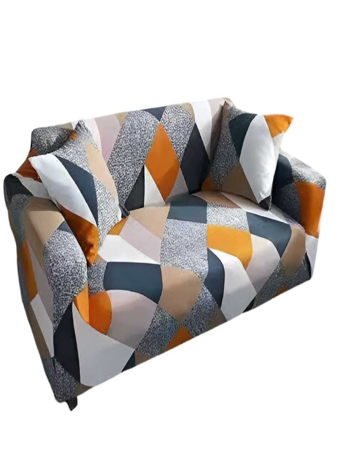 FUNDA ELASTICADAS SOFÁ 4 CUERPOS 300 X 230 CM MULTICOLOR - 1