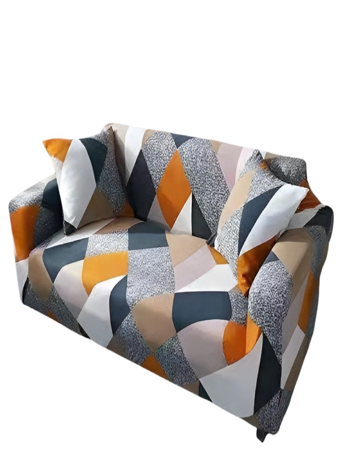 FUNDA ELASTICADAS SOFÁ 4 CUERPOS 300 X 230 CM MULTICOLOR - 2