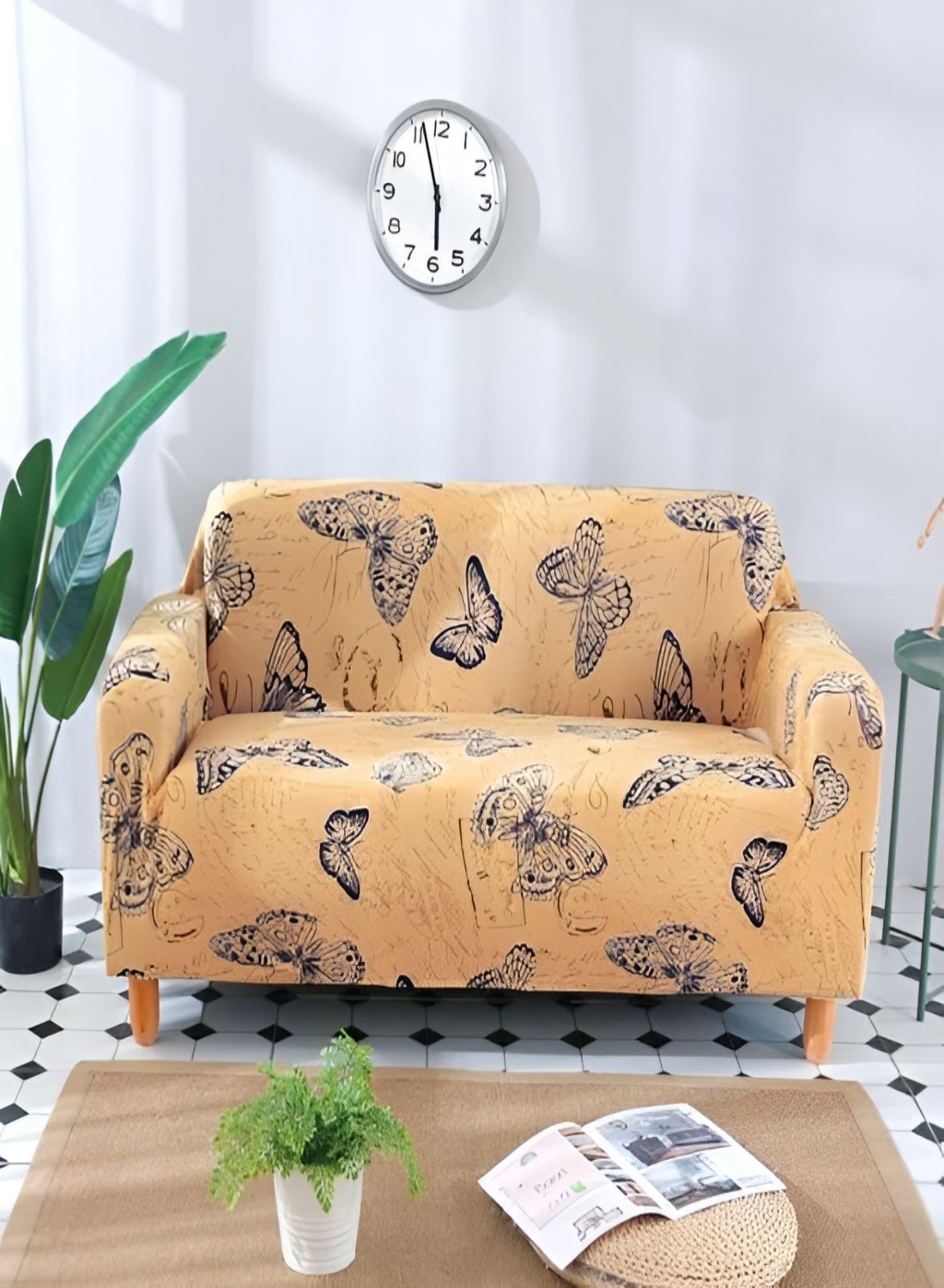 FUNDA ELASTICADAS SOFÁ 3 CUERPOS 230 X 180 CM MULTICOLOR - 3