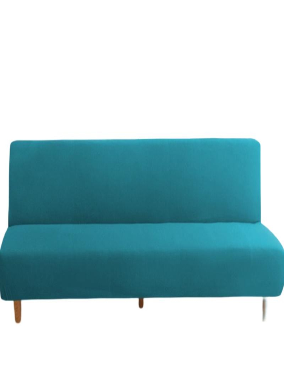 FUNDA CUBRE FUTÓN TELA GURESA 200 X 110 CM CELESTE - 1