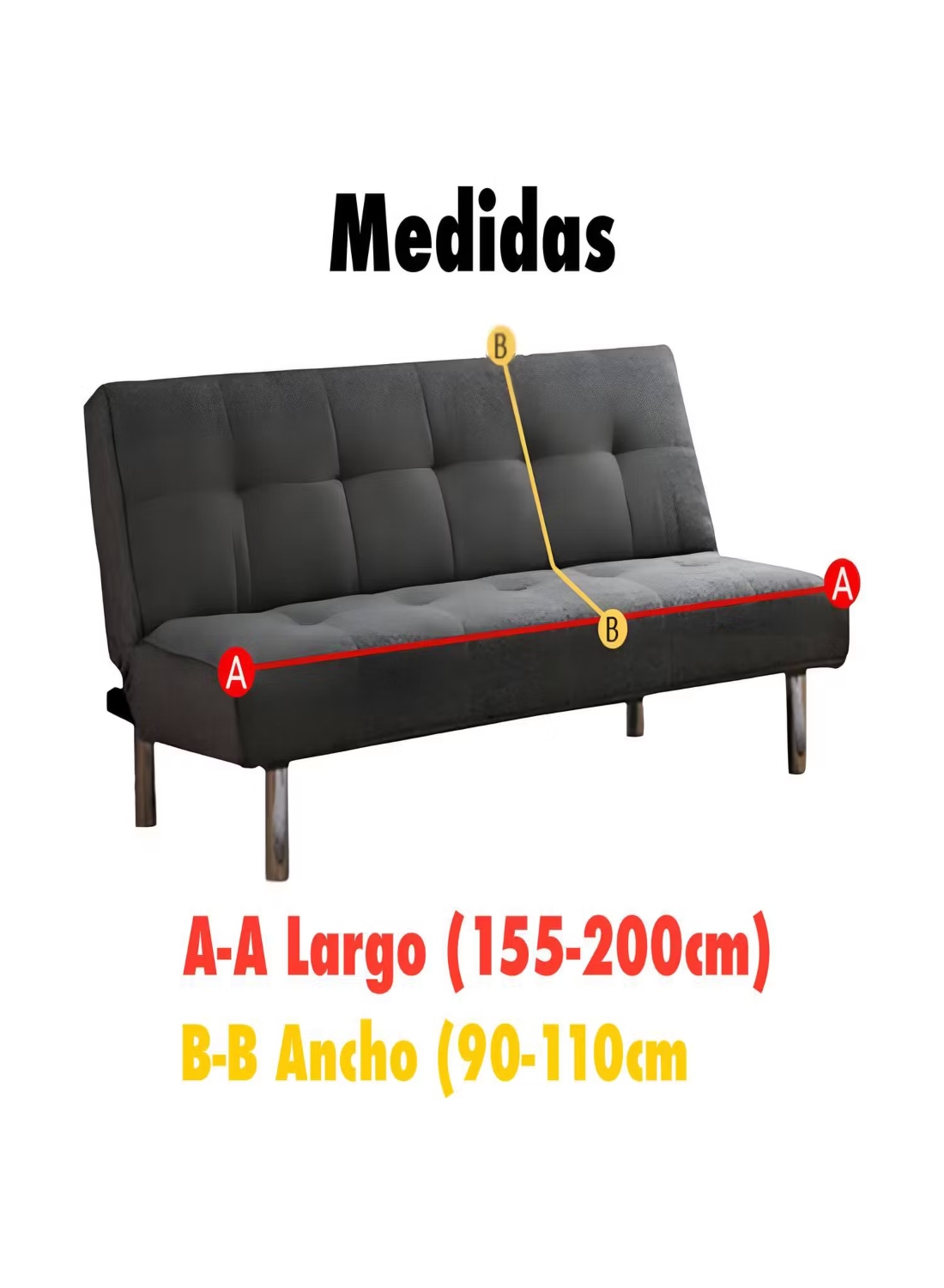 FUNDA CUBRE FUTÓN TELA GURESA 200 X 110 CM CELESTE - 4