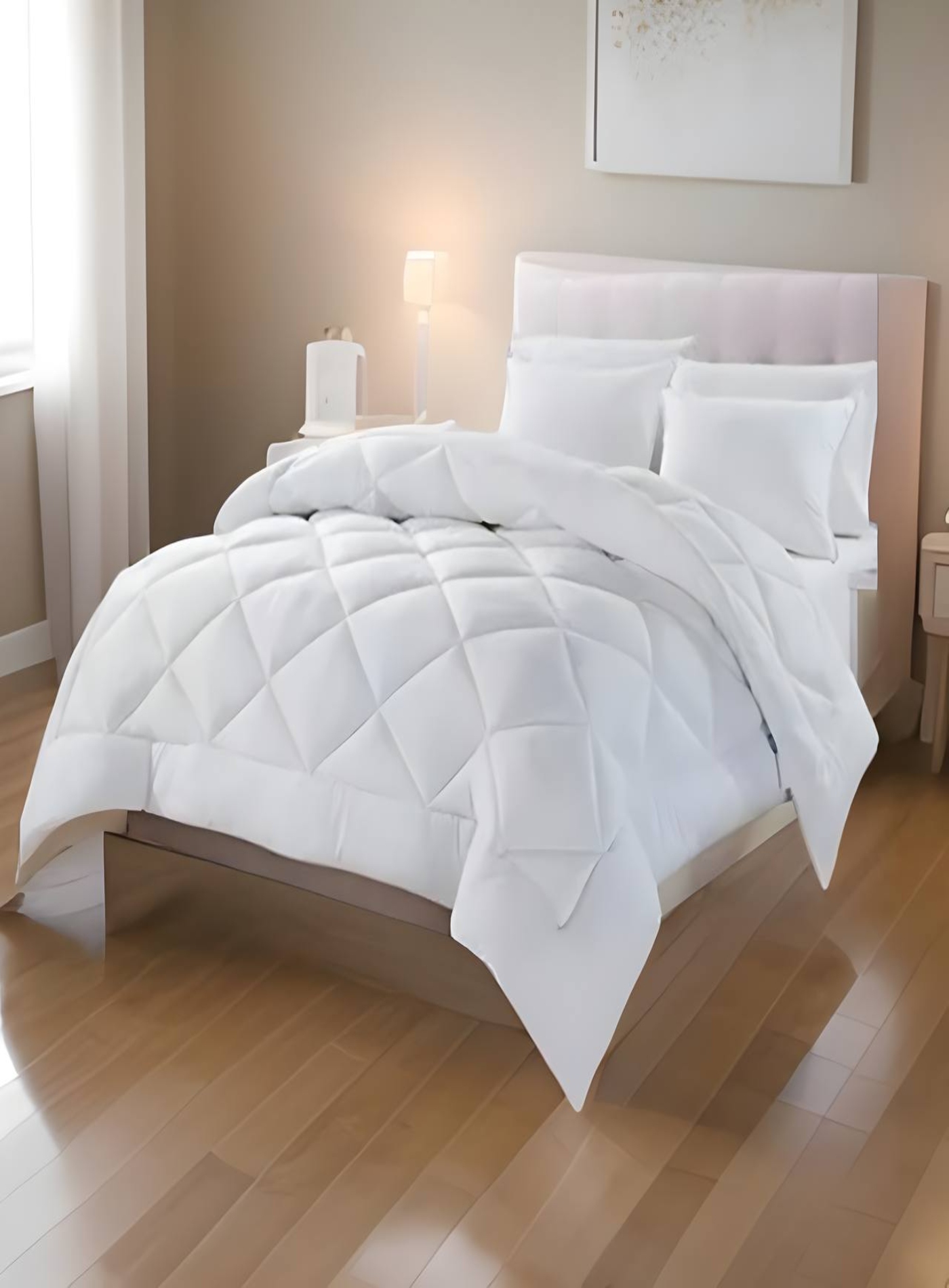 PLUMÓN 1.5 PLAZAS SEDA BLANCO LISO NORDICO 200X230CM - 2