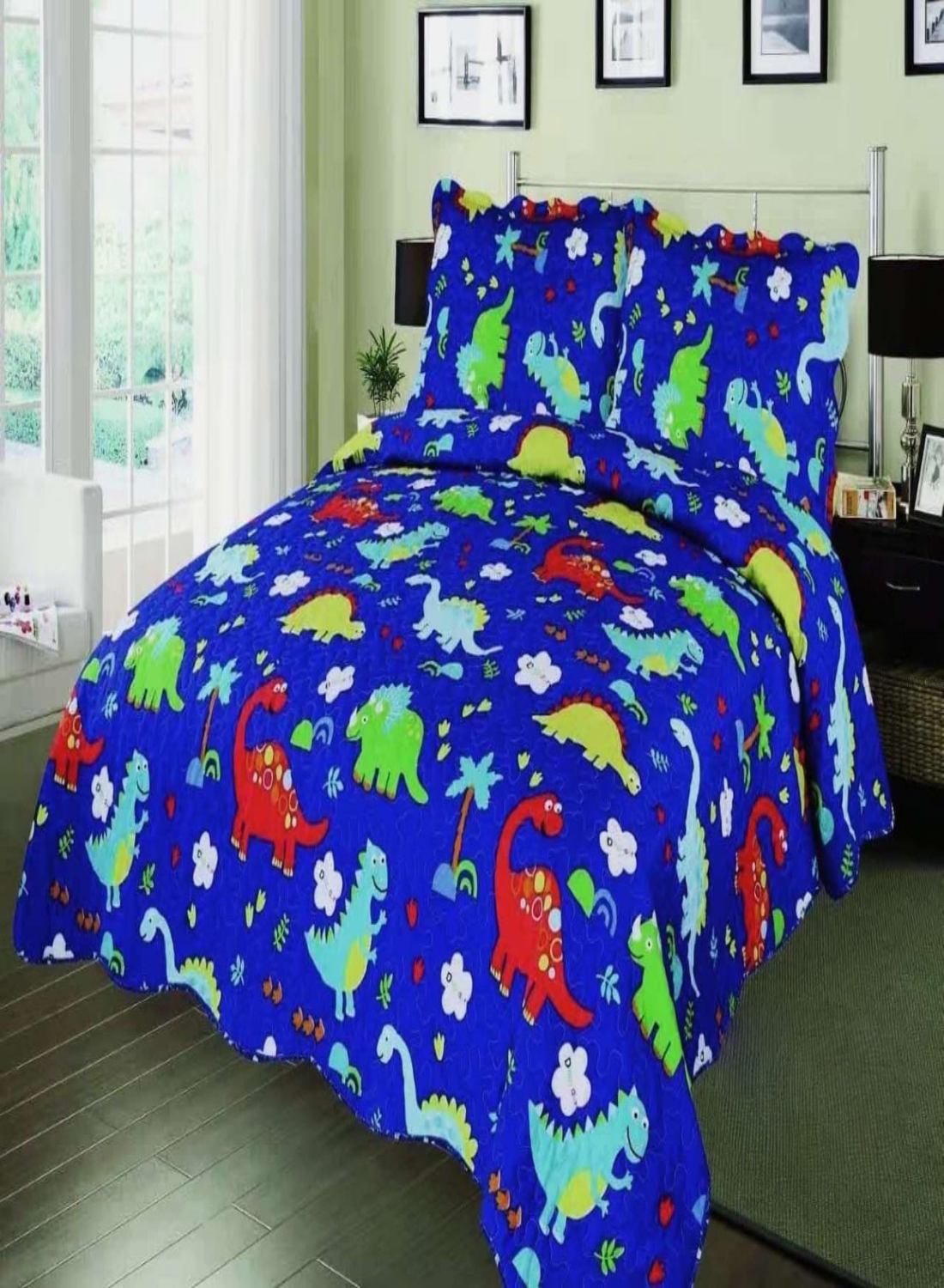 CUBRECAMA 1.5 PLAZAS MULTICOLOR QUILT VERANO - 3