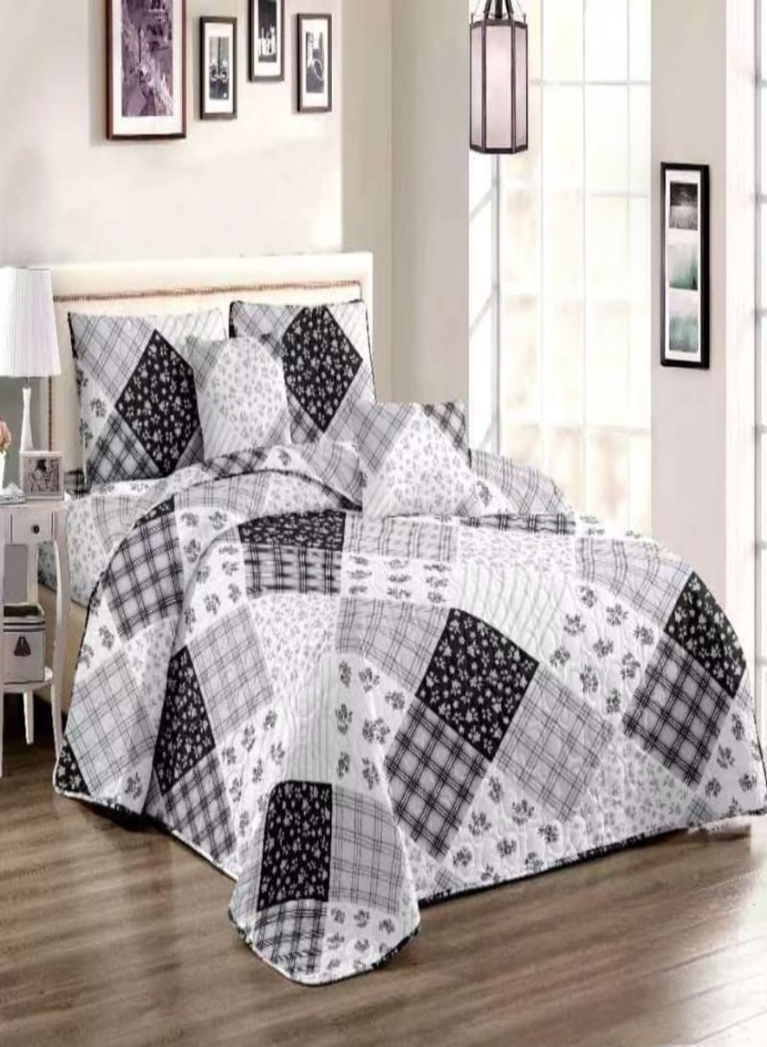 CUBRECAMA 2 PLAZAS MULTICOLOR QUILT VERANO - 3
