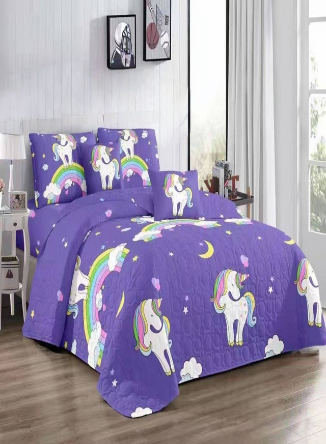 CUBRECAMA 1.5 PLAZAS MULTICOLOR QUILT VERANO - 3