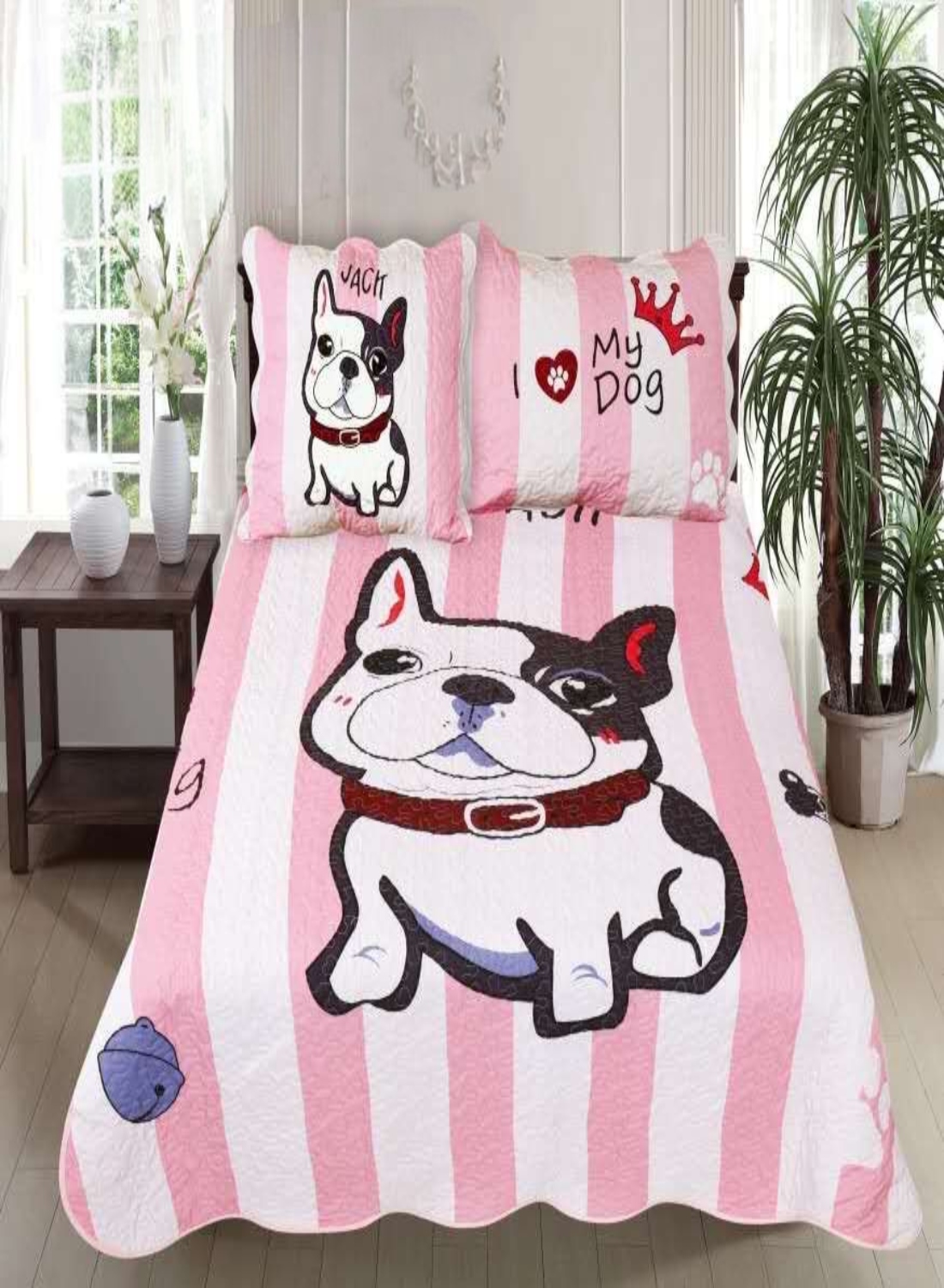 CUBRECAMA 2 PLAZAS MULTICOLOR QUILT VERANO - 2