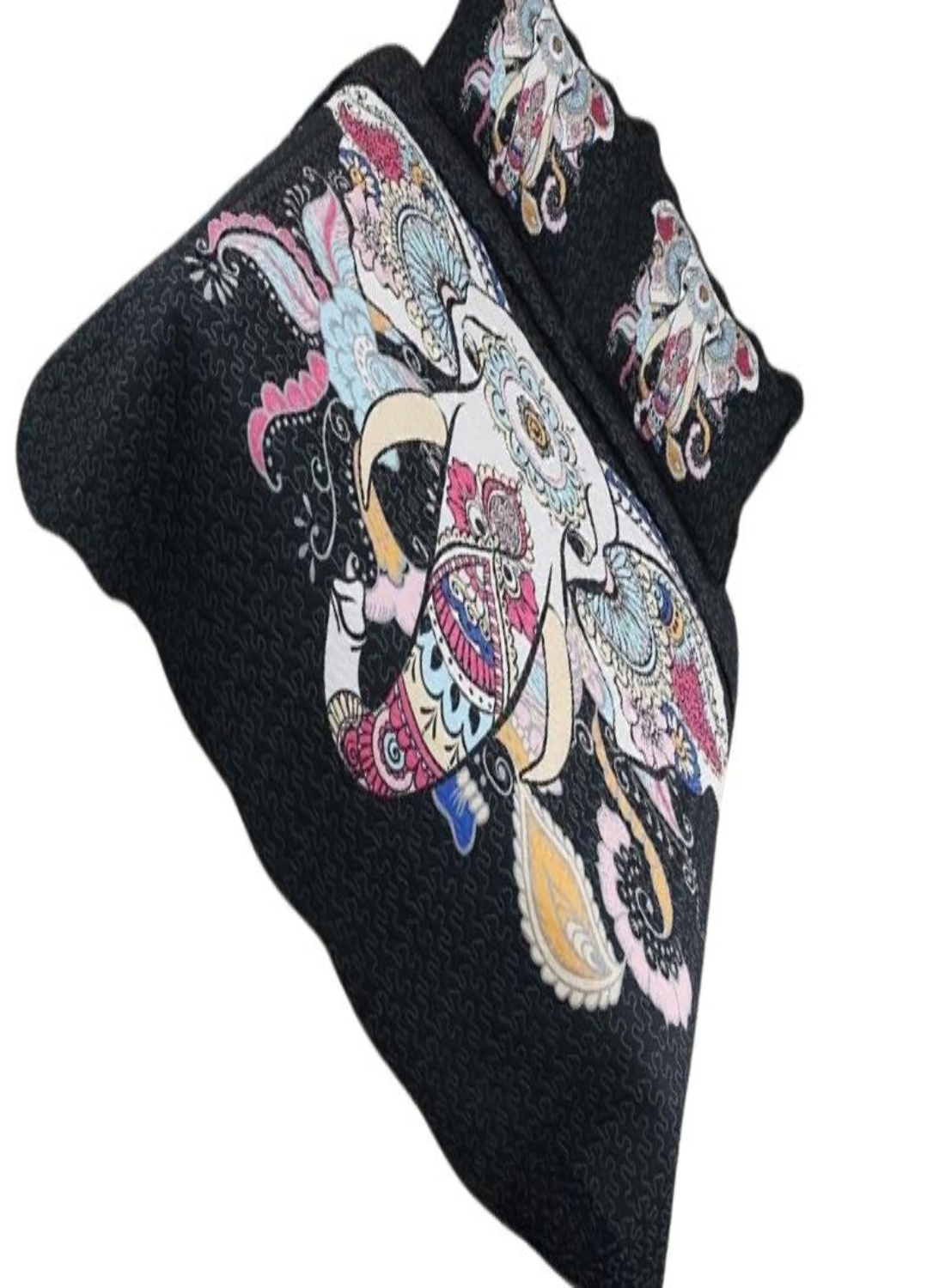 CUBRECAMA 1.5 PLAZAS MULTICOLOR QUILT VERANO - 2