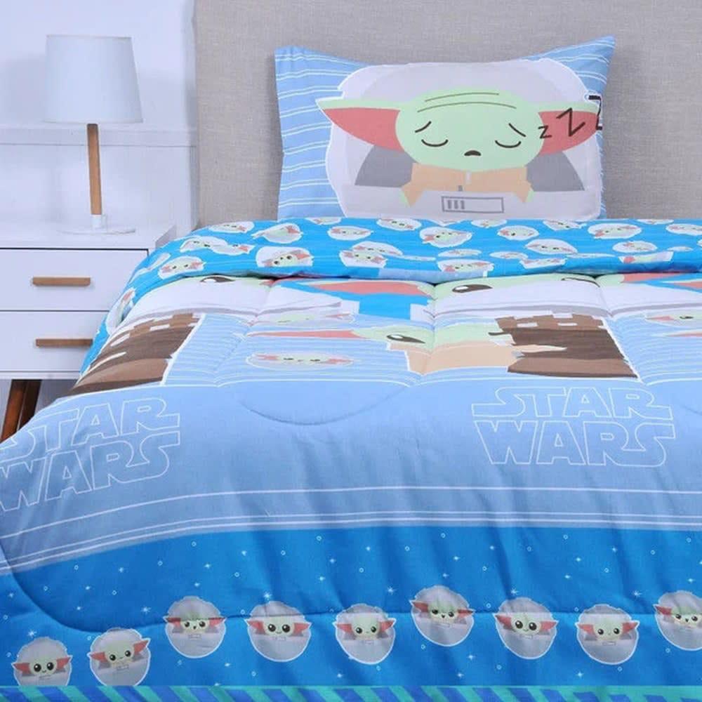 PLUMÓN 1.5 PLAZAS ALGODÓN MULTICOLOR NIÑODISNEY REVERSIBLE STARS W - 1