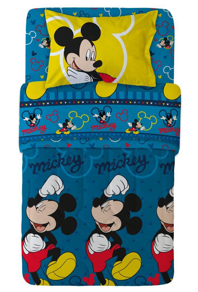 PLUMÓN 1.5 PLAZAS ALGODÓN MULTICOLOR NIÑO DISNEY REVERSIBLE MICKEY - 2