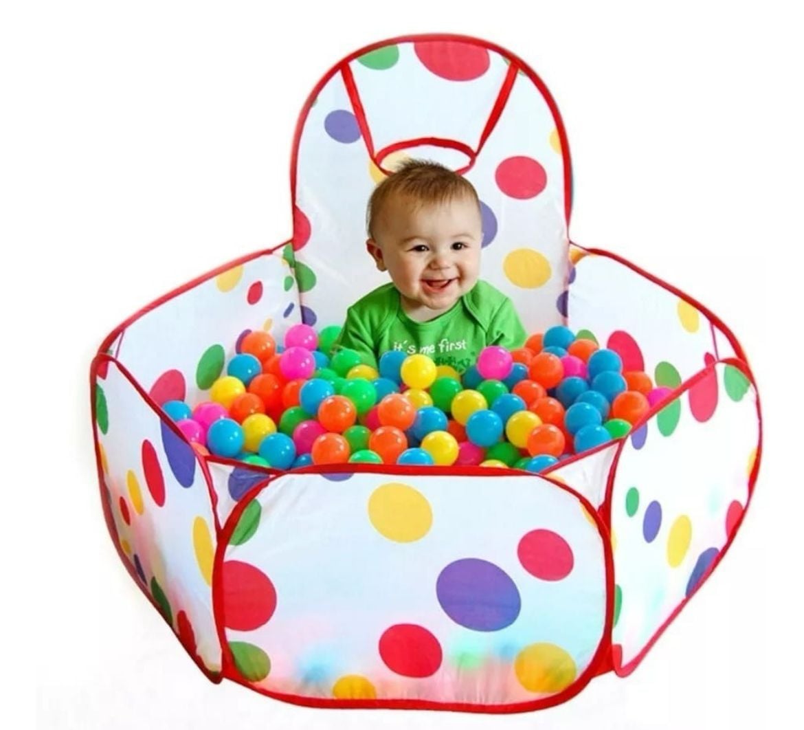 PISCINA PELOTAS INCLUYE 50 PELOTAS MULTICOLOR - 2
