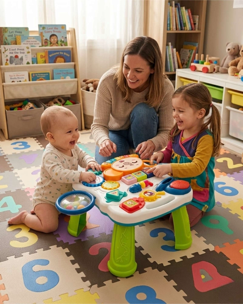 ANDADOR DE EMPUJE PARA BEBE  MULTIFUNCIONAL 5 EN 1 - 3