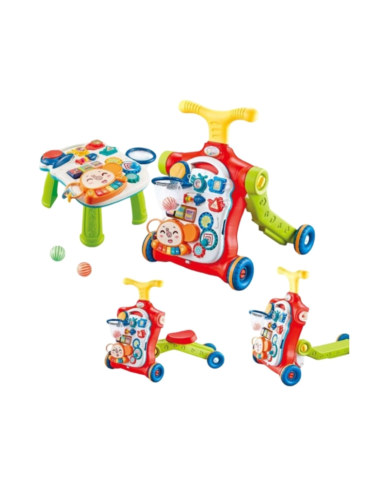 ANDADOR DE EMPUJE PARA BEBE  MULTIFUNCIONAL 5 EN 1 - 6