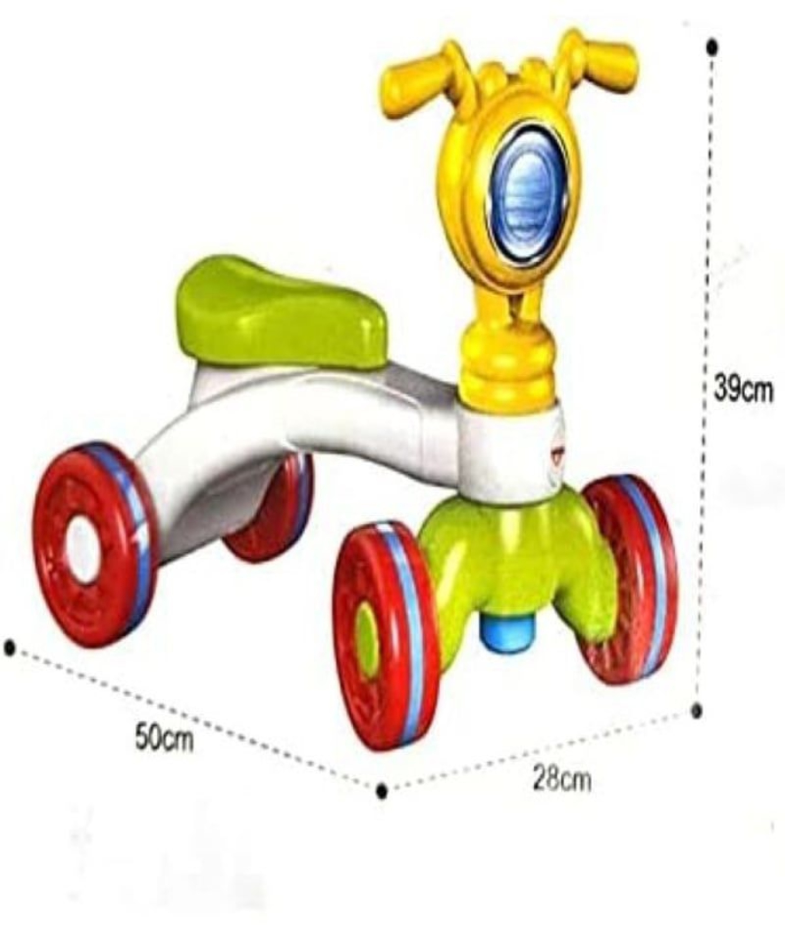 CORREPASILLOS ANDADOR 4 RUEDAS NIÑOS MULTICOLOR - 3