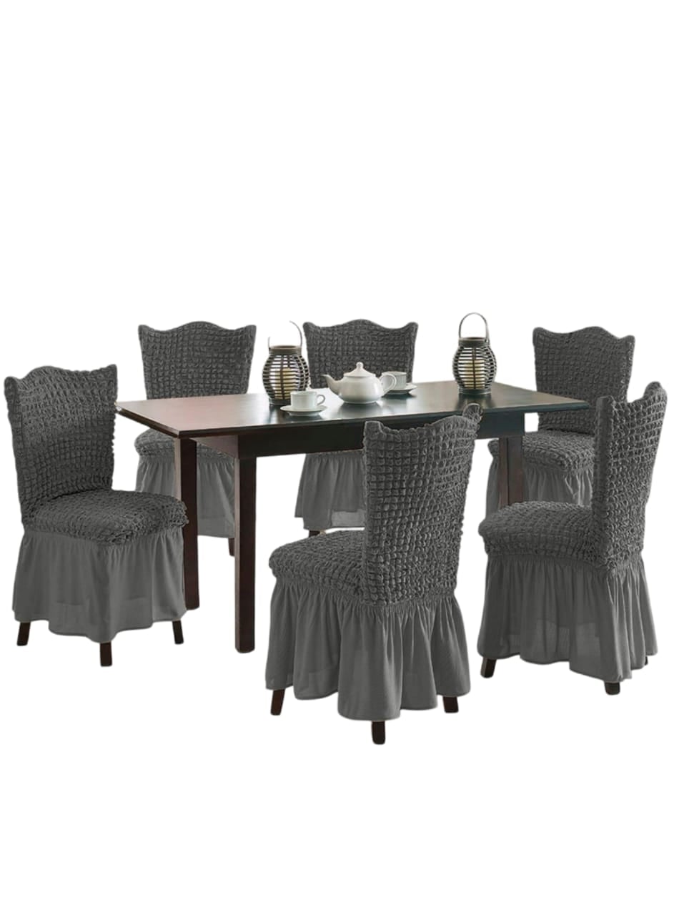 FUNDA SILLA TURCAS PACK 6 UNDS T10 GRIS - 1
