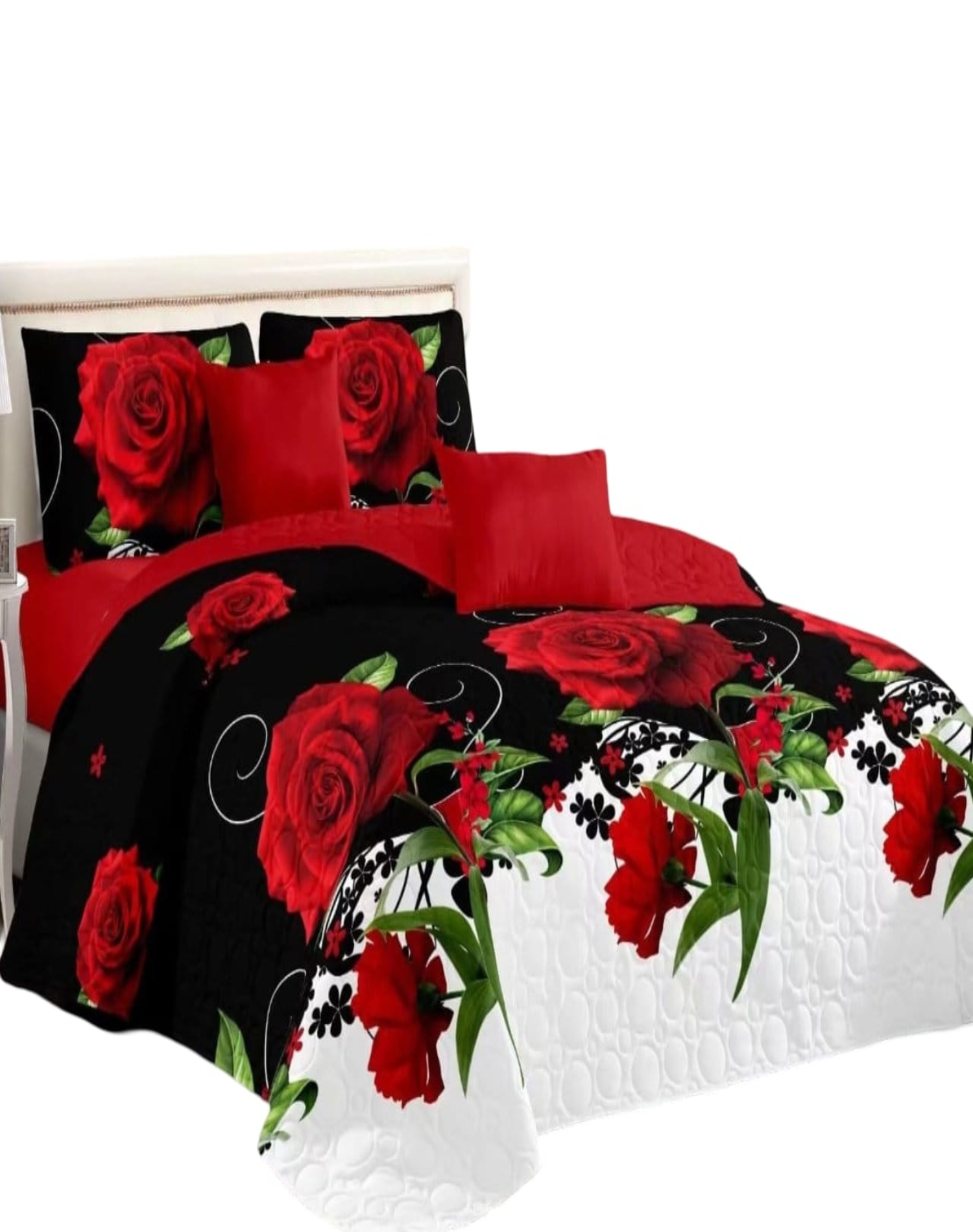 CUBRECAMA MULTICOLOR QUILT DISEÑO 2 PLAZAS PRIMAVERA VERANO A4 - 1